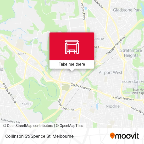 Mapa Collinson St/Spence St