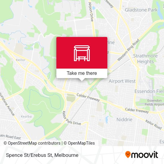 Spence St/Erebus St map