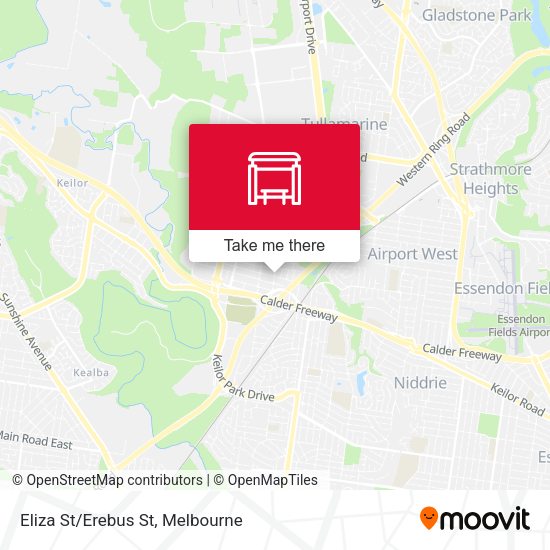Eliza St/Erebus St map