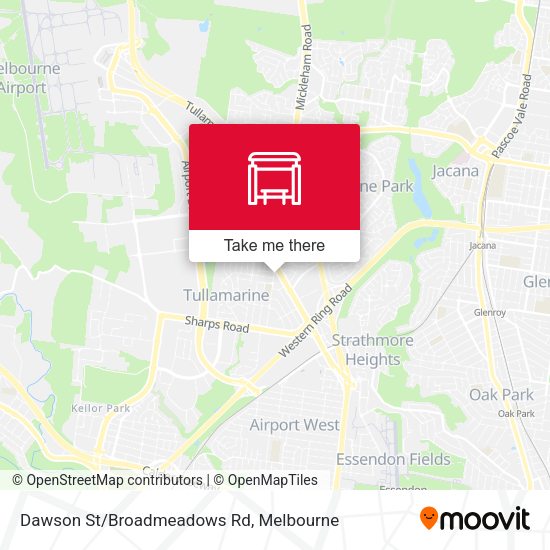 Dawson St/Broadmeadows Rd map