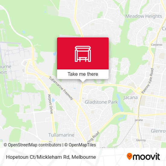 Hopetoun Ct/Mickleham Rd map