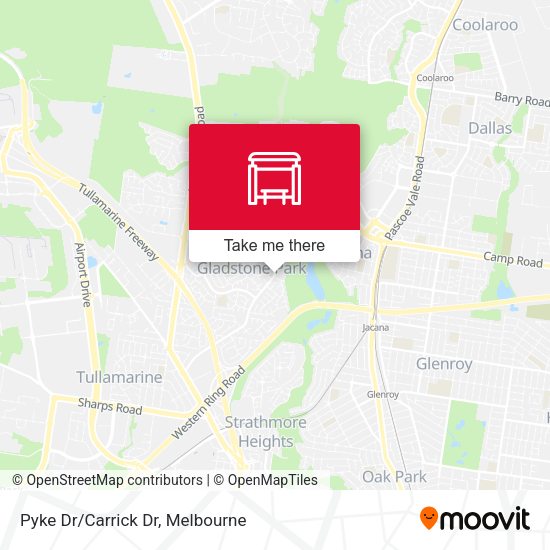 Pyke Dr/Carrick Dr map