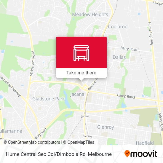 Hume Central Sec Col / Dimboola Rd map