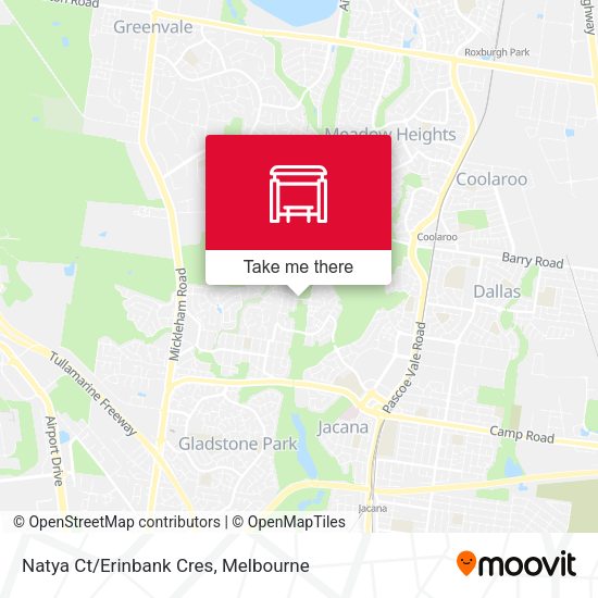 Natya Ct/Erinbank Cres map