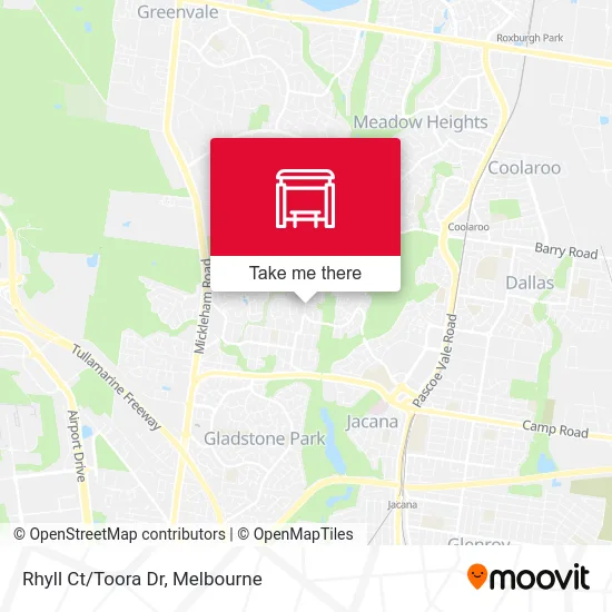 Mapa Rhyll Ct/Toora Dr