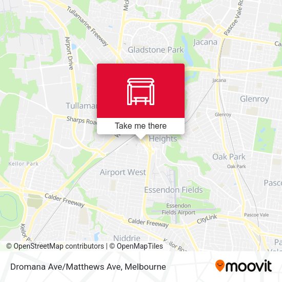Dromana Ave/Matthews Ave map