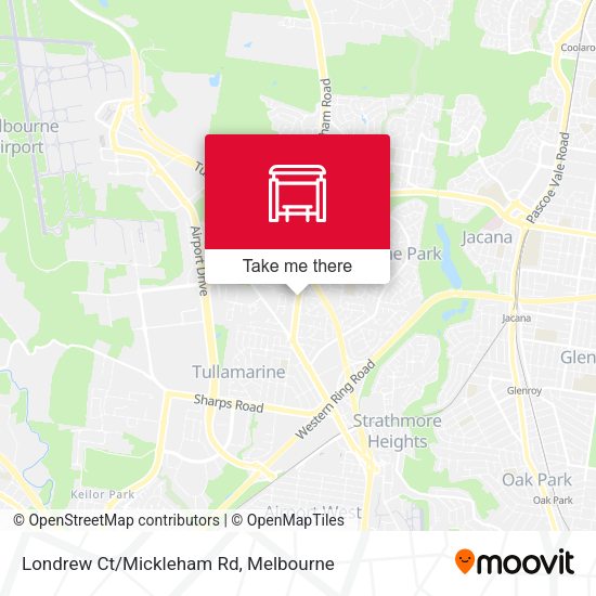 Londrew Ct/Mickleham Rd map