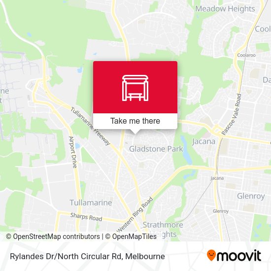 Rylandes Dr/North Circular Rd map