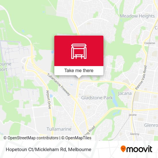 Hopetoun Ct/Mickleham Rd map