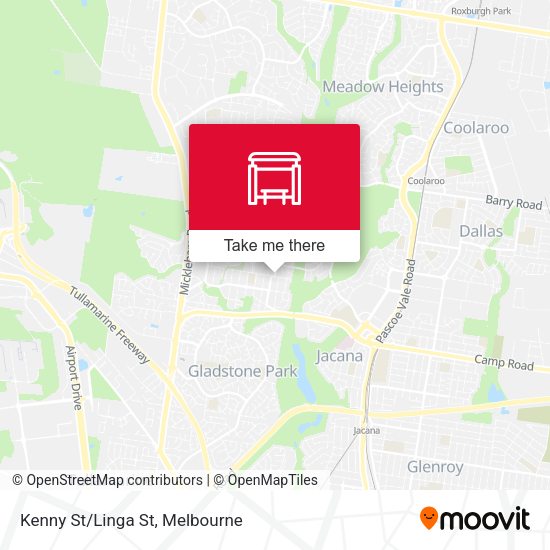 Kenny St/Linga St map