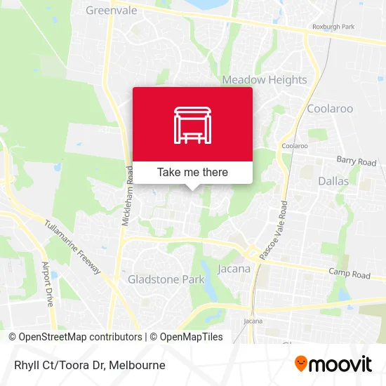 Mapa Rhyll Ct/Toora Dr