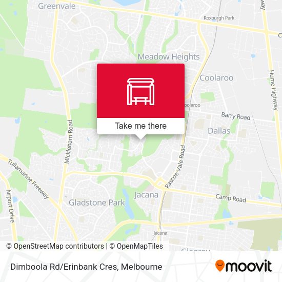 Dimboola Rd/Erinbank Cres map