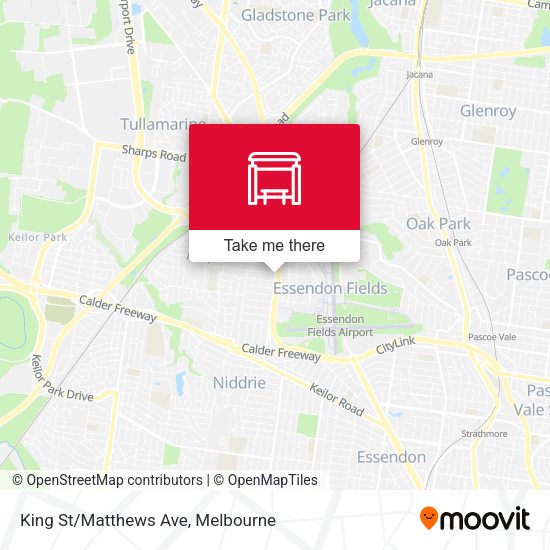 King St/Matthews Ave map
