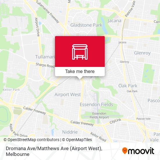 Dromana Ave / Matthews Ave (Airport West) map