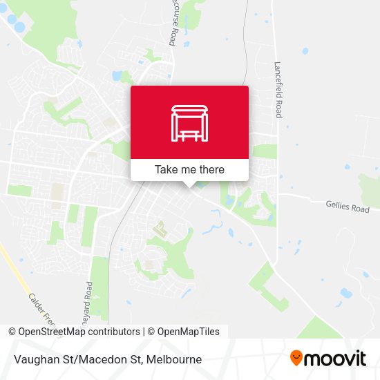 Vaughan St/Macedon St map