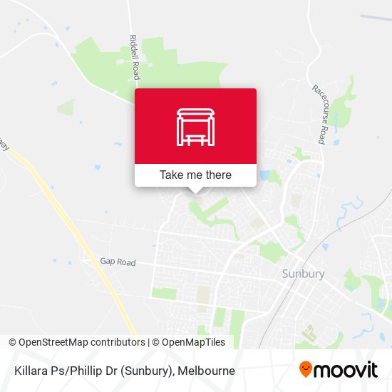 Mapa Killara Ps / Phillip Dr (Sunbury)