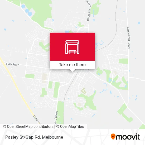 Mapa Pasley St/Gap Rd