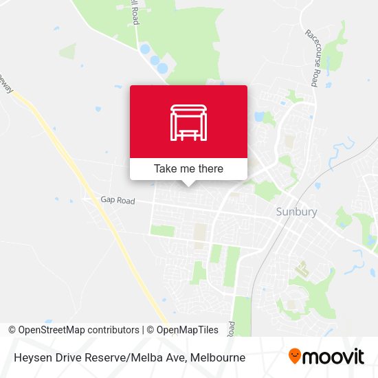 Heysen Drive Reserve/Melba Ave map