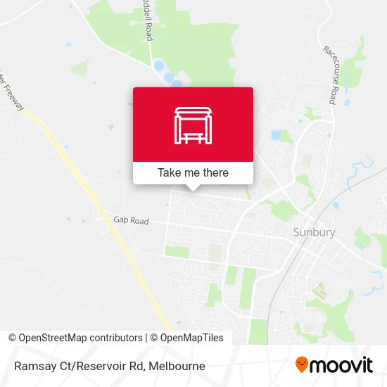 Mapa Ramsay Ct/Reservoir Rd