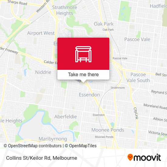 Collins St/Keilor Rd map