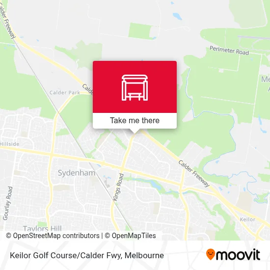 Mapa Keilor Golf Course/Calder Fwy