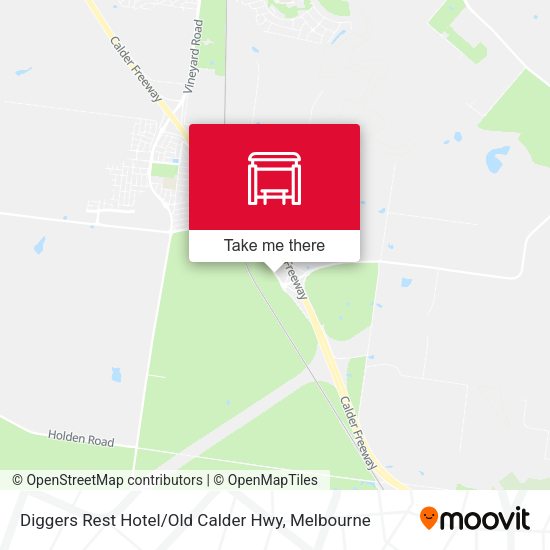 Diggers Rest Hotel / Old Calder Hwy map