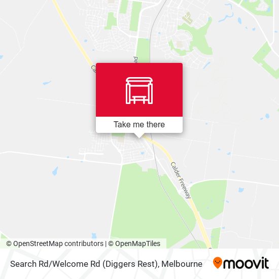 Search Rd / Welcome Rd (Diggers Rest) map