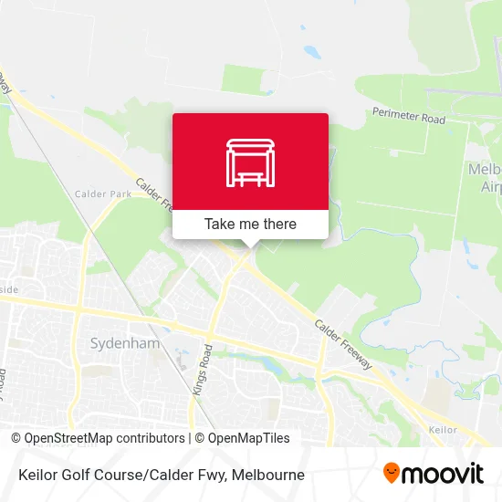 Mapa Keilor Golf Course/Calder Fwy