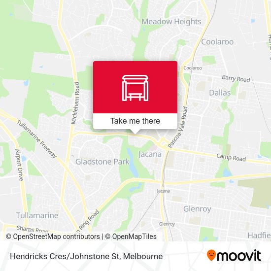 Hendricks Cres/Johnstone St map
