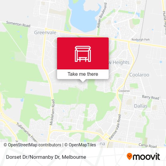 Dorset Dr/Normanby Dr map
