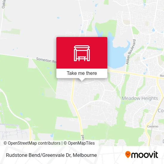Mapa Rudstone Bend/Greenvale Dr