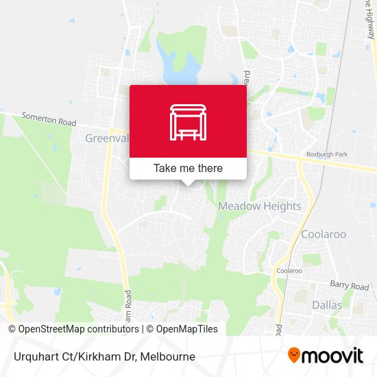 Urquhart Ct/Kirkham Dr map