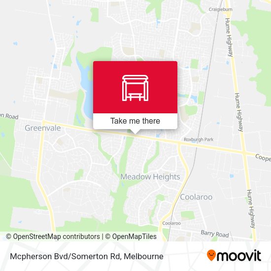 Mcpherson Bvd/Somerton Rd map