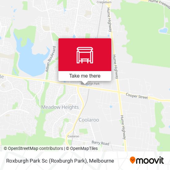 Roxburgh Park Sc map