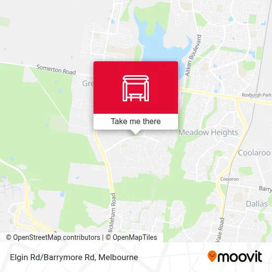 Mapa Elgin Rd/Barrymore Rd