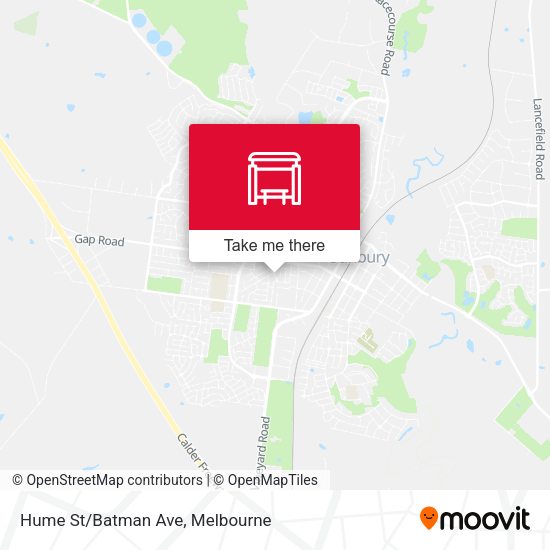 Hume St/Batman Ave map