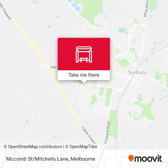 Mccomb St/Mitchells Lane map