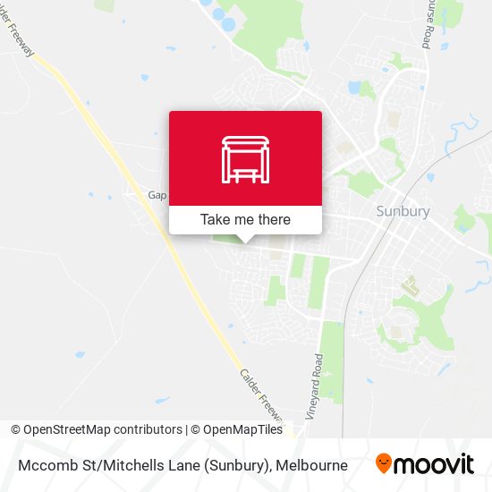 Mccomb St / Mitchells Lane (Sunbury) map