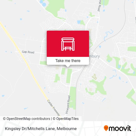 Kingsley Dr/Mitchells Lane map