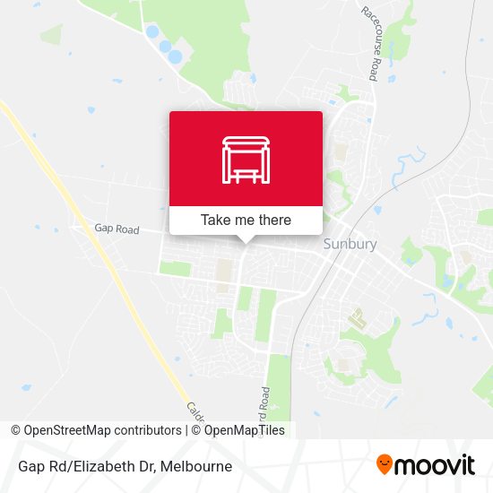 Gap Rd/Elizabeth Dr map