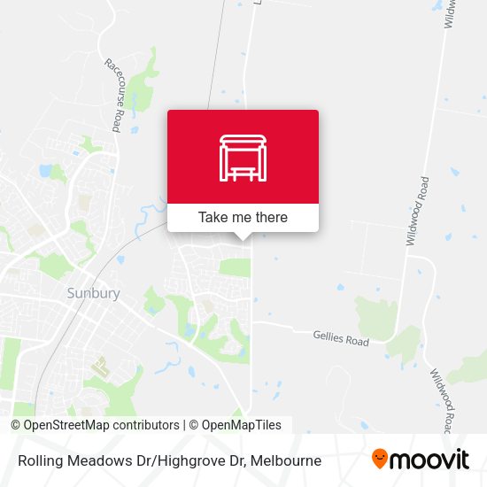 Rolling Meadows Dr / Highgrove Dr map