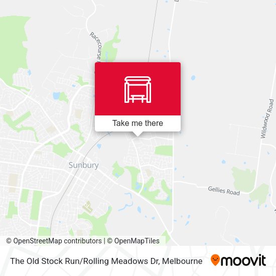 The Old Stock Run / Rolling Meadows Dr map