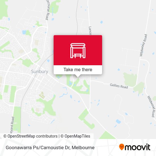 Goonawarra Ps/Carnoustie Dr map