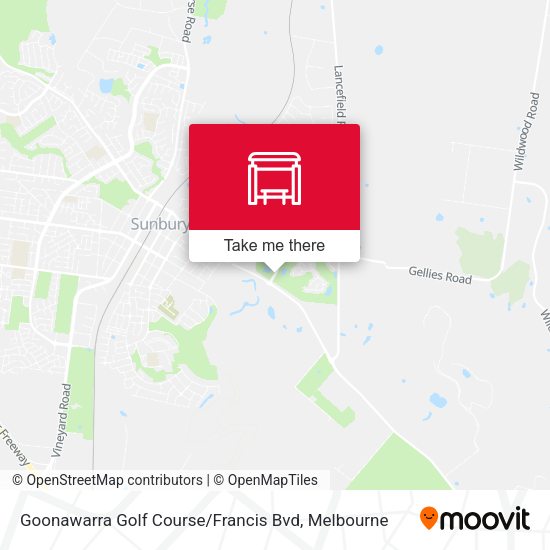 Goonawarra Golf Course / Francis Bvd map