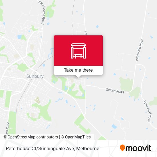 Peterhouse Ct/Sunningdale Ave map