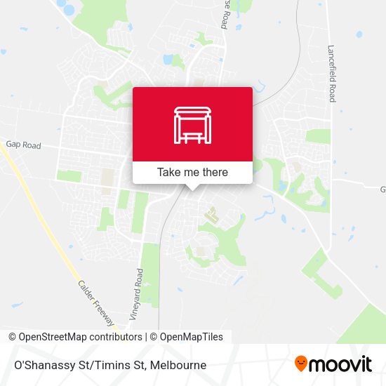 O'Shanassy St/Timins St map