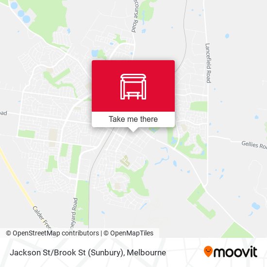 Jackson St/Brook St (Sunbury) map