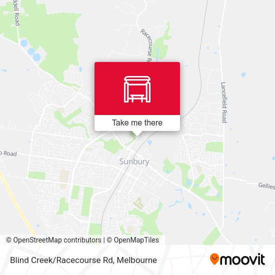 Blind Creek/Racecourse Rd map