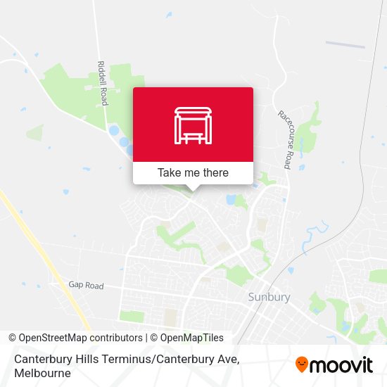 Canterbury Hills Terminus / Canterbury Ave map