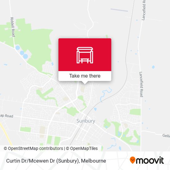 Curtin Dr/Mcewen Dr (Sunbury) map